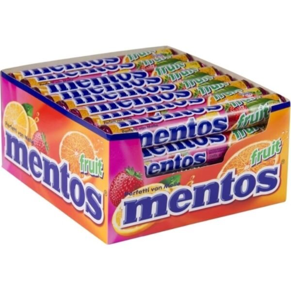 DROPS MENTOS C/16 FRUTAS