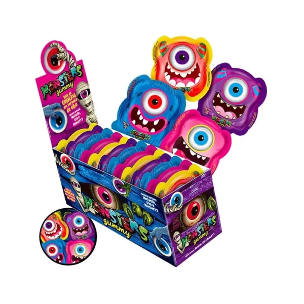 BALA GELAT MONSTERS GUMMY OLHO DP/15 SOR