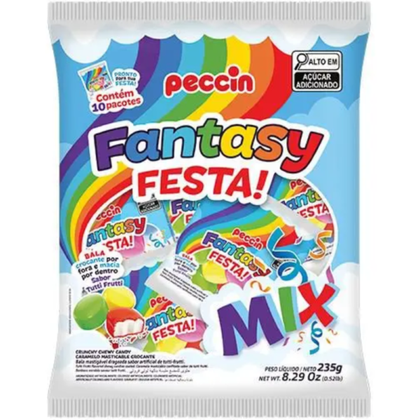 BALA PECCIN FANTASY FESTA C/10 AZEDINHA