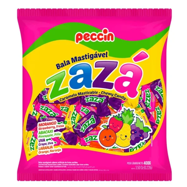 BALA PECCIN MACIA 400GR ZAZA SORTIDA