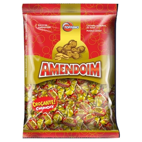 BALA TOFFANO 500GR AMENDOIM