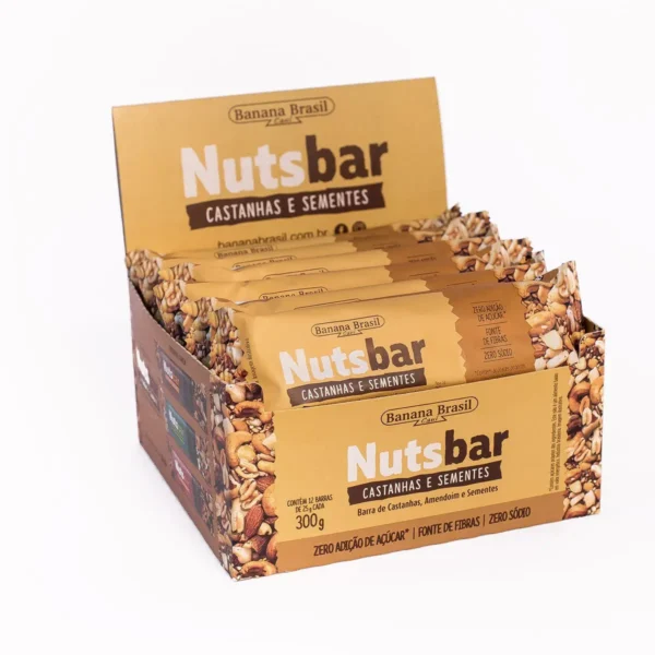 BARRA NUTS-BAR 25GR CASTANHA/SEMENTE