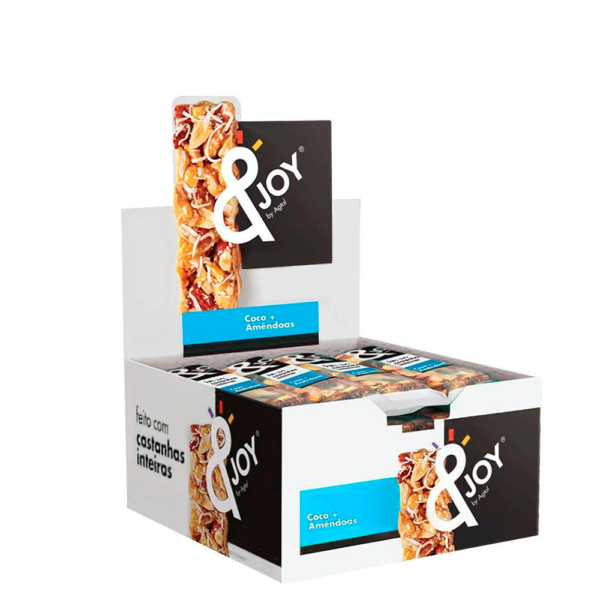 BARRA NUTS &JOY AGTAL 30GR COCO/AMEN DISPLAY C/12