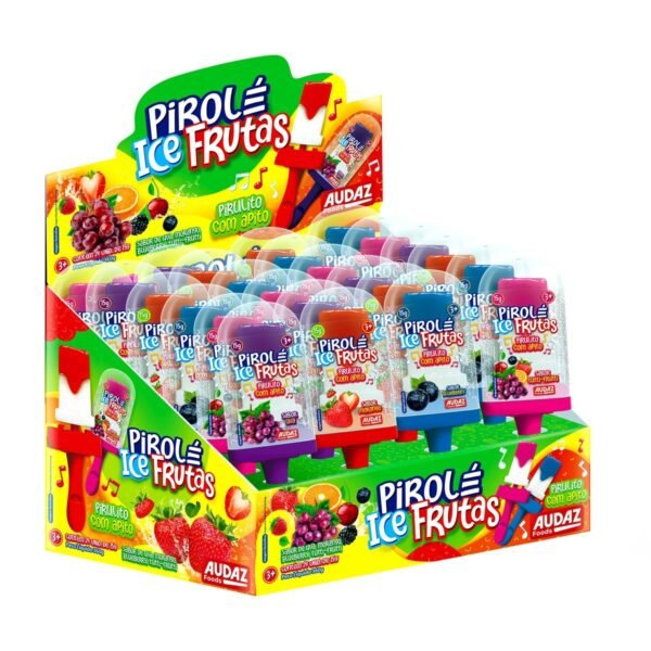 BRINQUEDO UNIAO C/24 PICOLE ICE FRUTAS