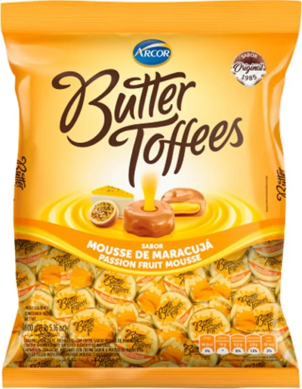 CARAMELO BUTTER TOFFES 500GR MARACUJA