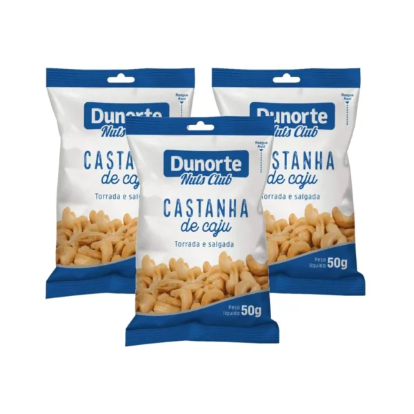 CASTANHA DE CAJU DUNORTE 50GR DISPLAY C/10