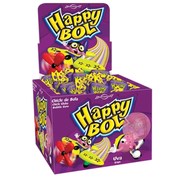 CHICLE HAPPY BOL C/46 UVA