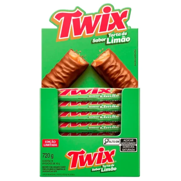 CHOC. TWIX 40GR TORTA DE LIMAO DISPLAY C/18
