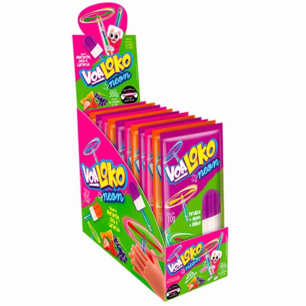 PIRULITO VOA LOKO DP/30 SORTIDO