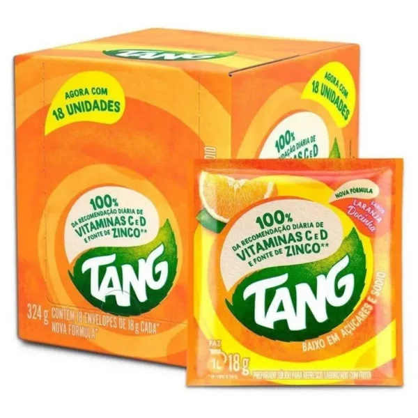REFRESCO TANG NOVO 18GRX18UNI LARANJA
