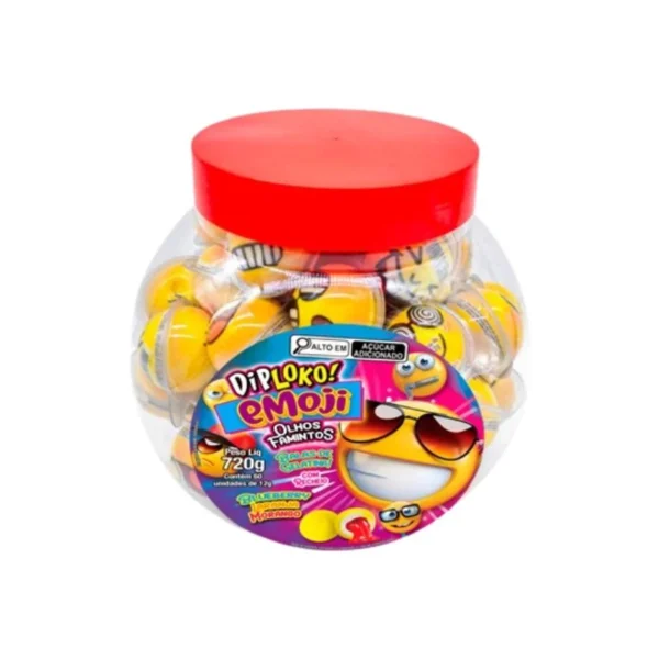 DIPLOKO OLHOS FAMINTOS PT/60 EMOJI