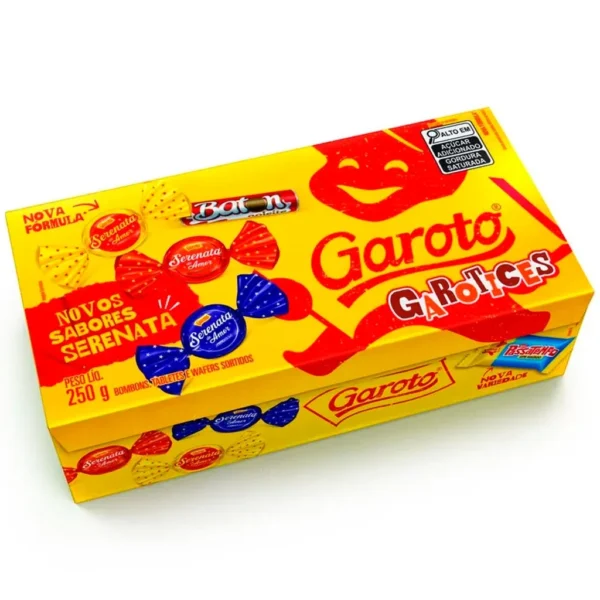 BOMBOM GAROTO 250GR SORTIDO