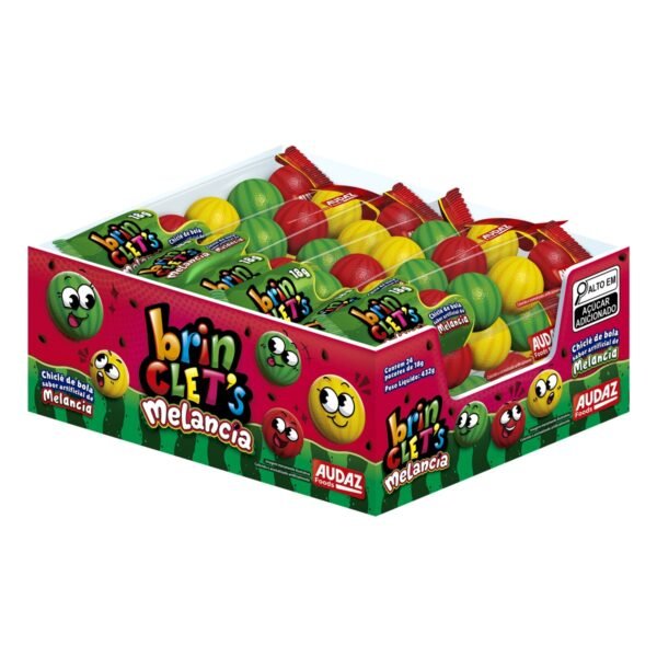 CHICLE BRINCLETS DP/24X18GR MELANCIA