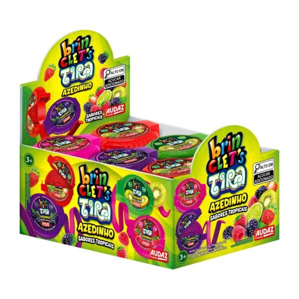 CHICLE TIRA BRINCLETS DP/24 AZEDINHO