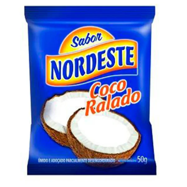COCO RALADO NORDESTE 50GR UMIDO ADOCADO