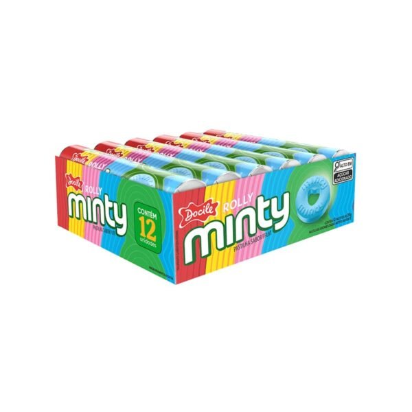 PASTILHA DOCILE C/12 ROLLY MINTY FRUIT